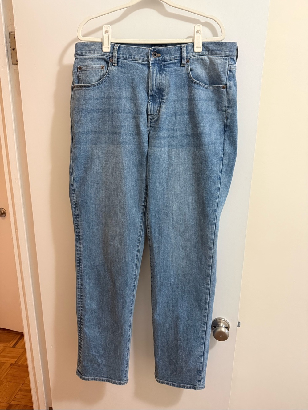 Proper Cloth Jeans- The Japanese 12oz Denim Style - Light Wash (34x34 Straight)